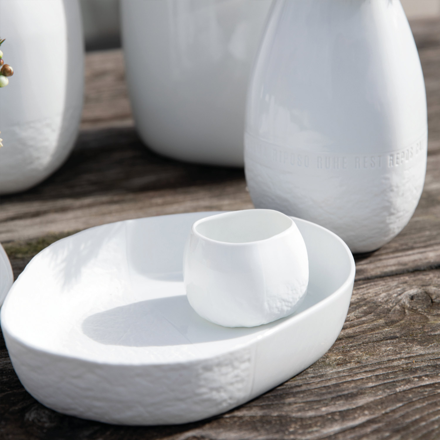 raeder freiform schale ambiente blumenschmuck 86102