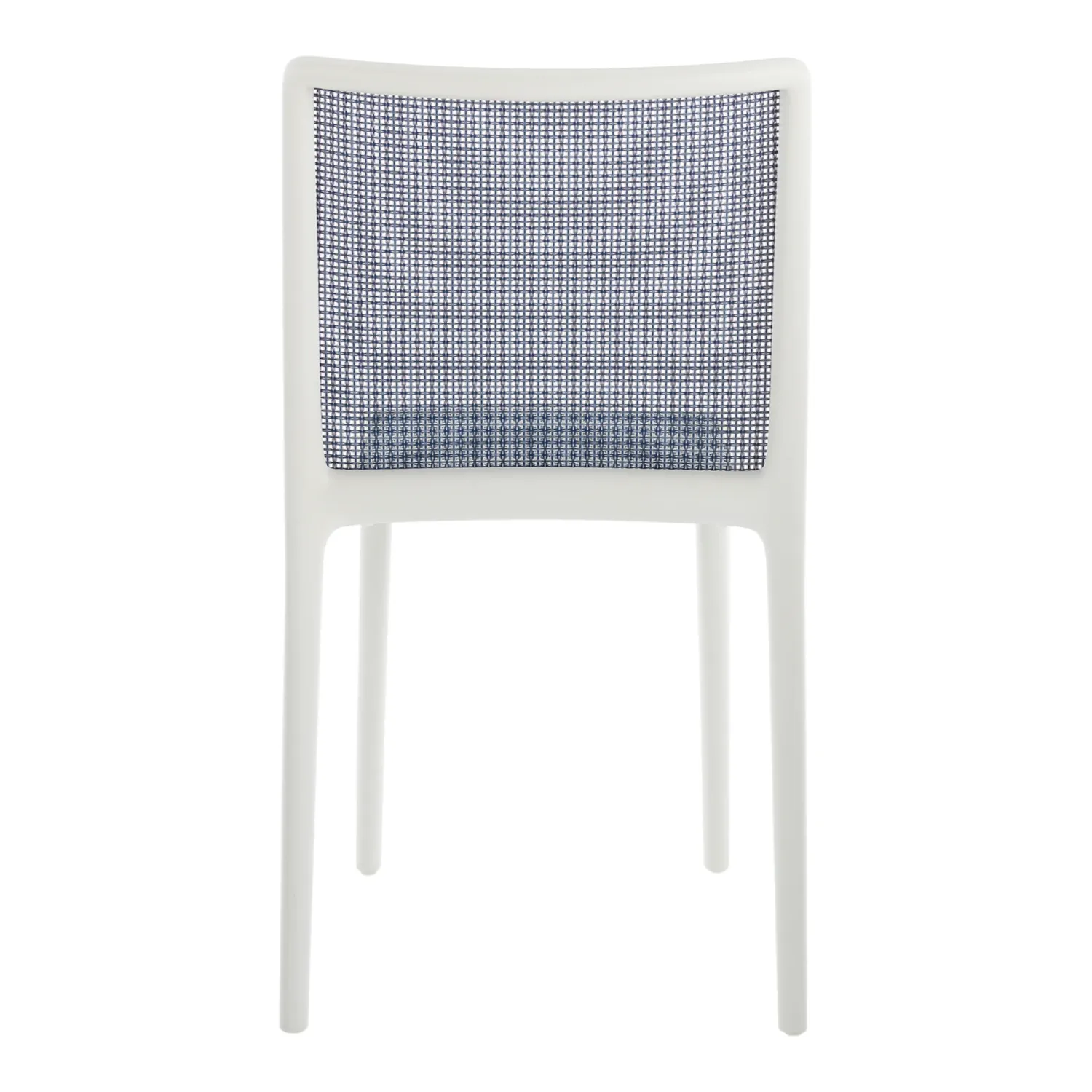 Kartell - Belvedere Tech Stuhl 2er-Set weiß/blau