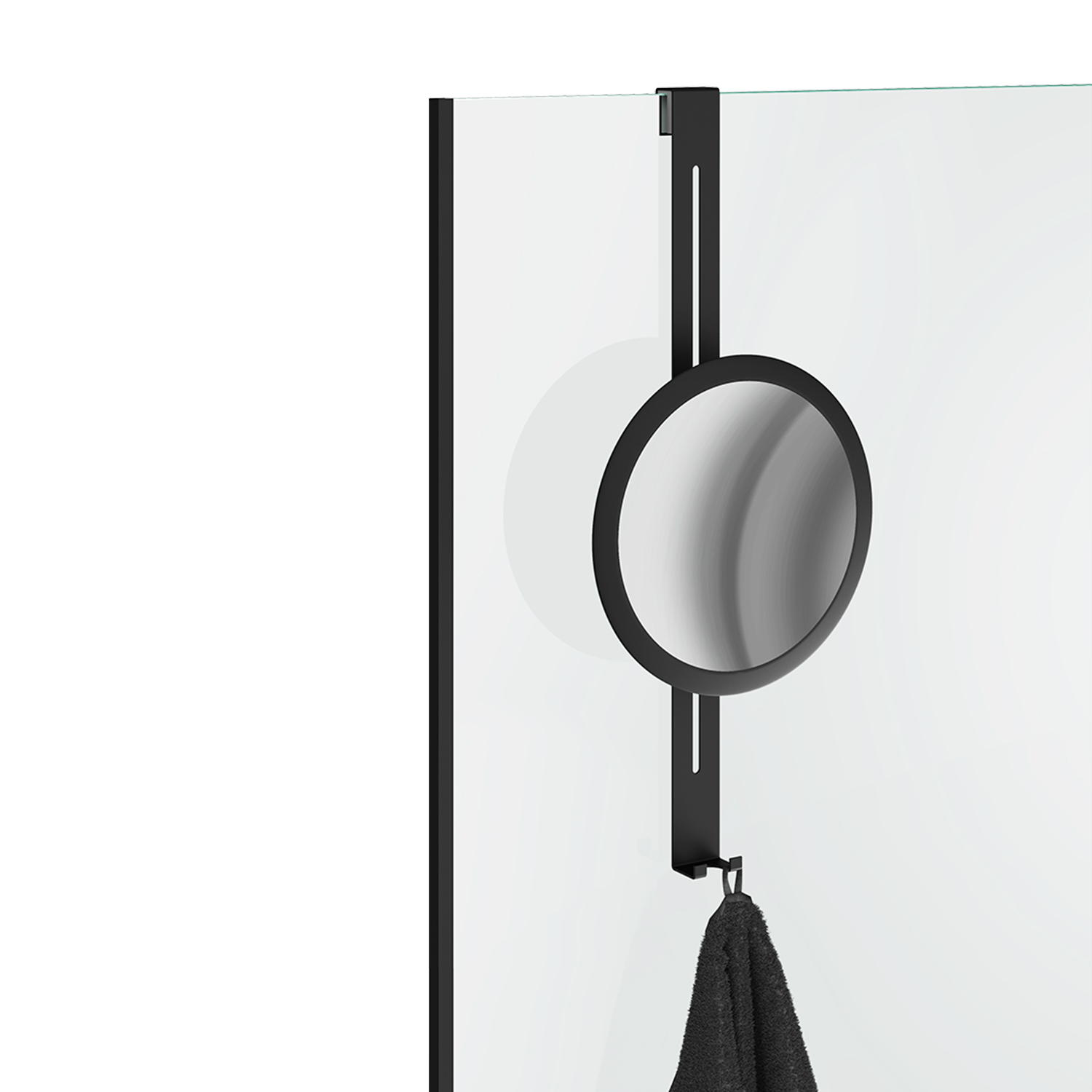 decor walther hang up kosmetikspiegel matt schwarz 68935