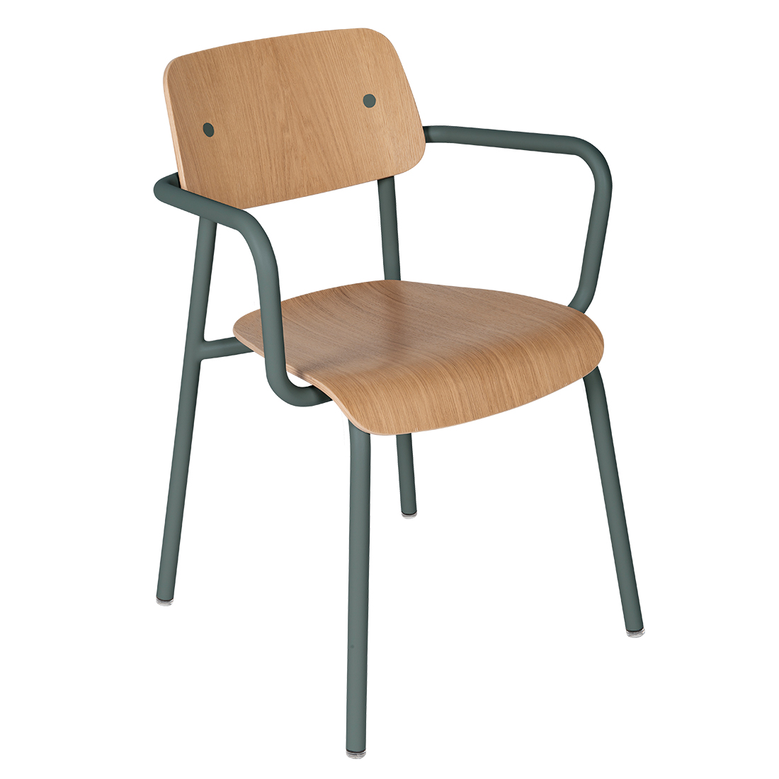 fermob studie sessel eiche gewittergrau 100087