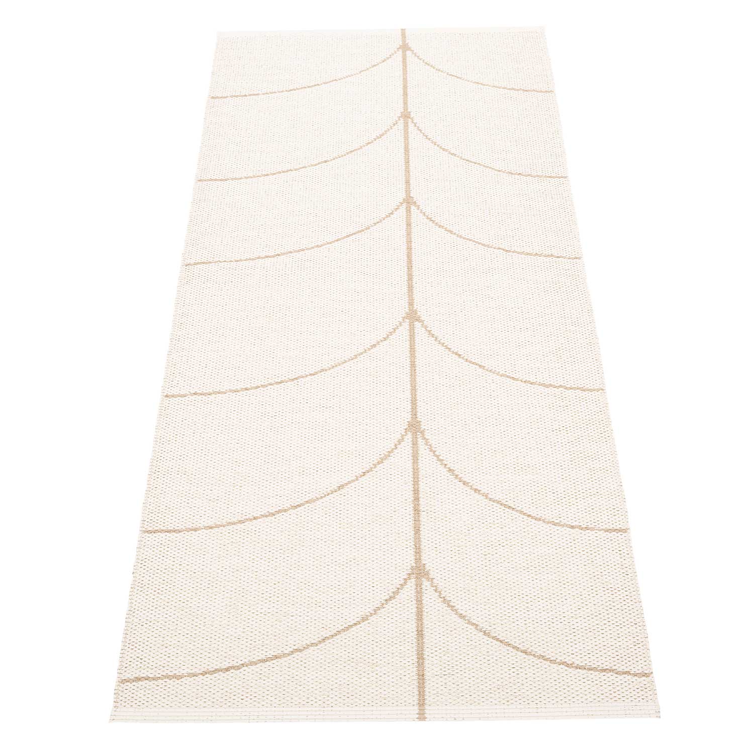 Pappelina - Leif Teppich 70x180 cm light nougat/vanilla