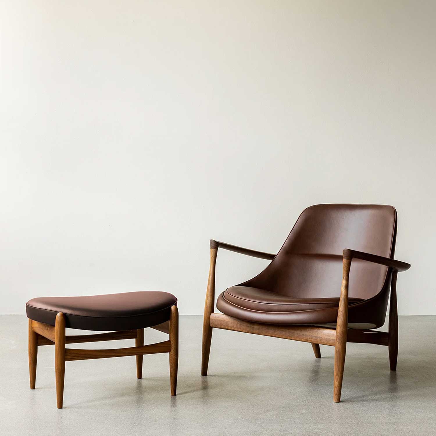 Audo - Elizabeth Loungesessel Natural Oak/beige