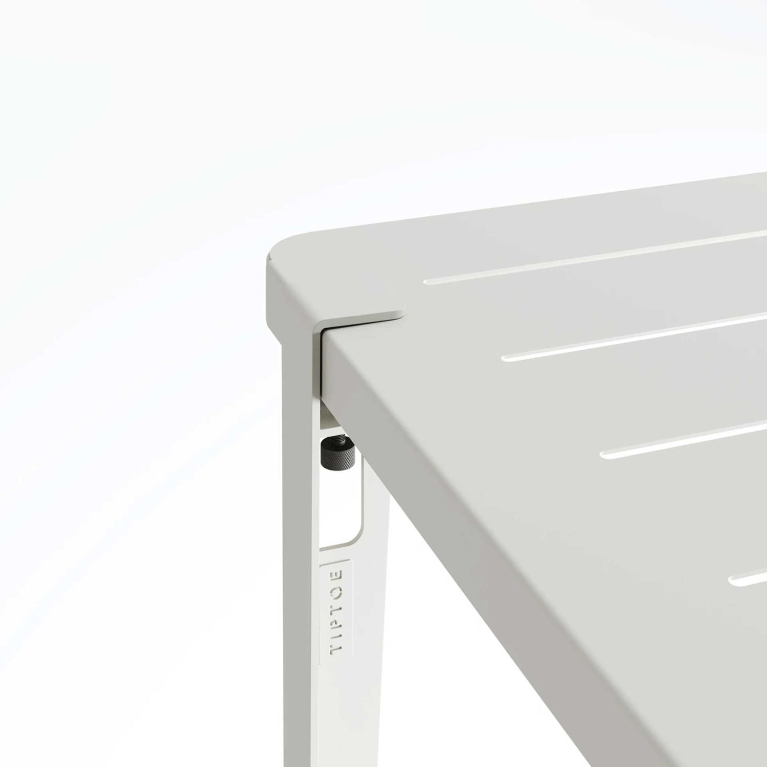 Tiptoe - Tischbein für den Außenbereich 75 cm kreidegrau