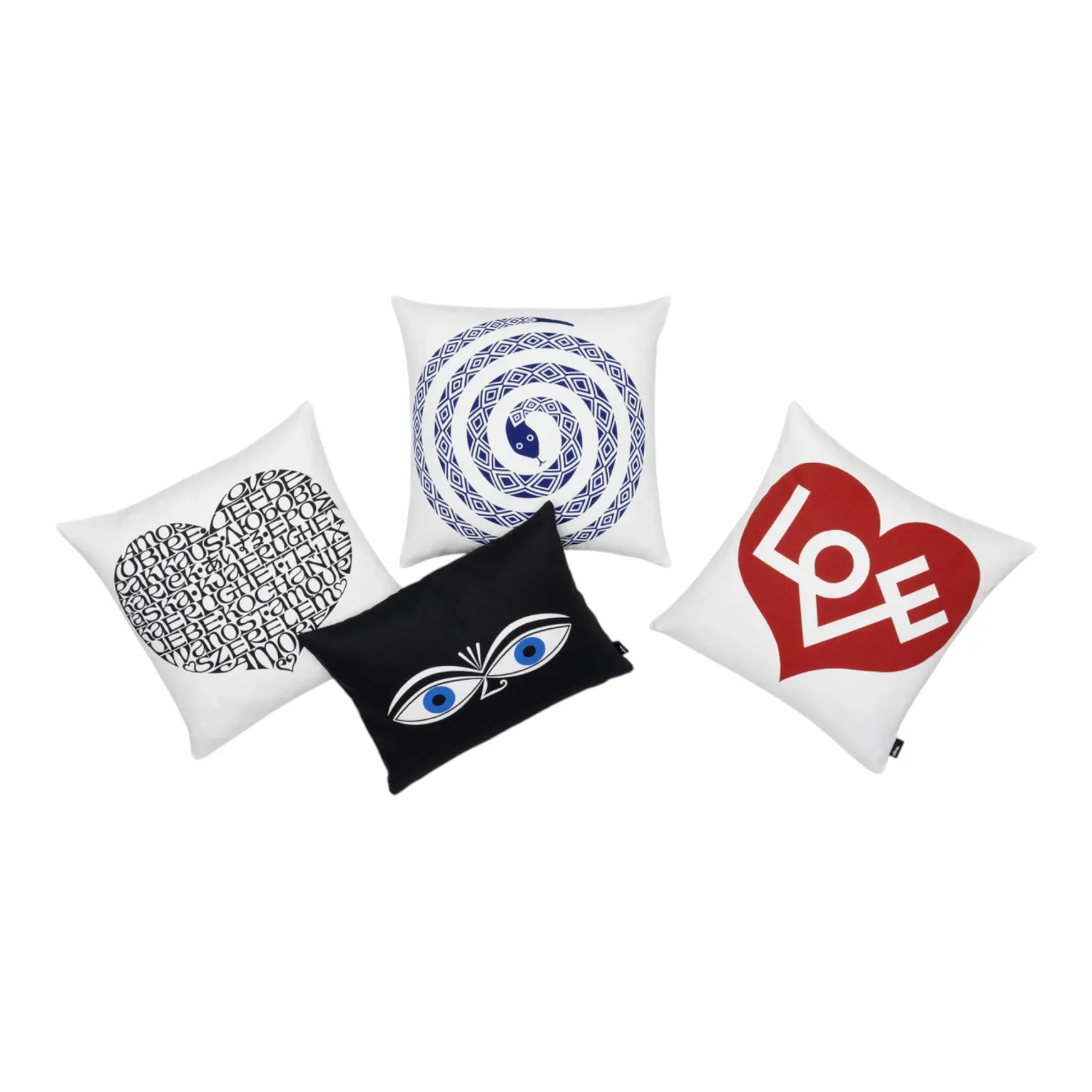 Vitra - Graphic Print Kissen Snake