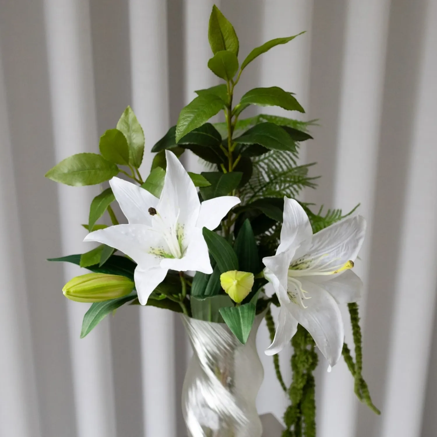 BLOOM OBJECTS - White Lily Kunstblumenstrauß