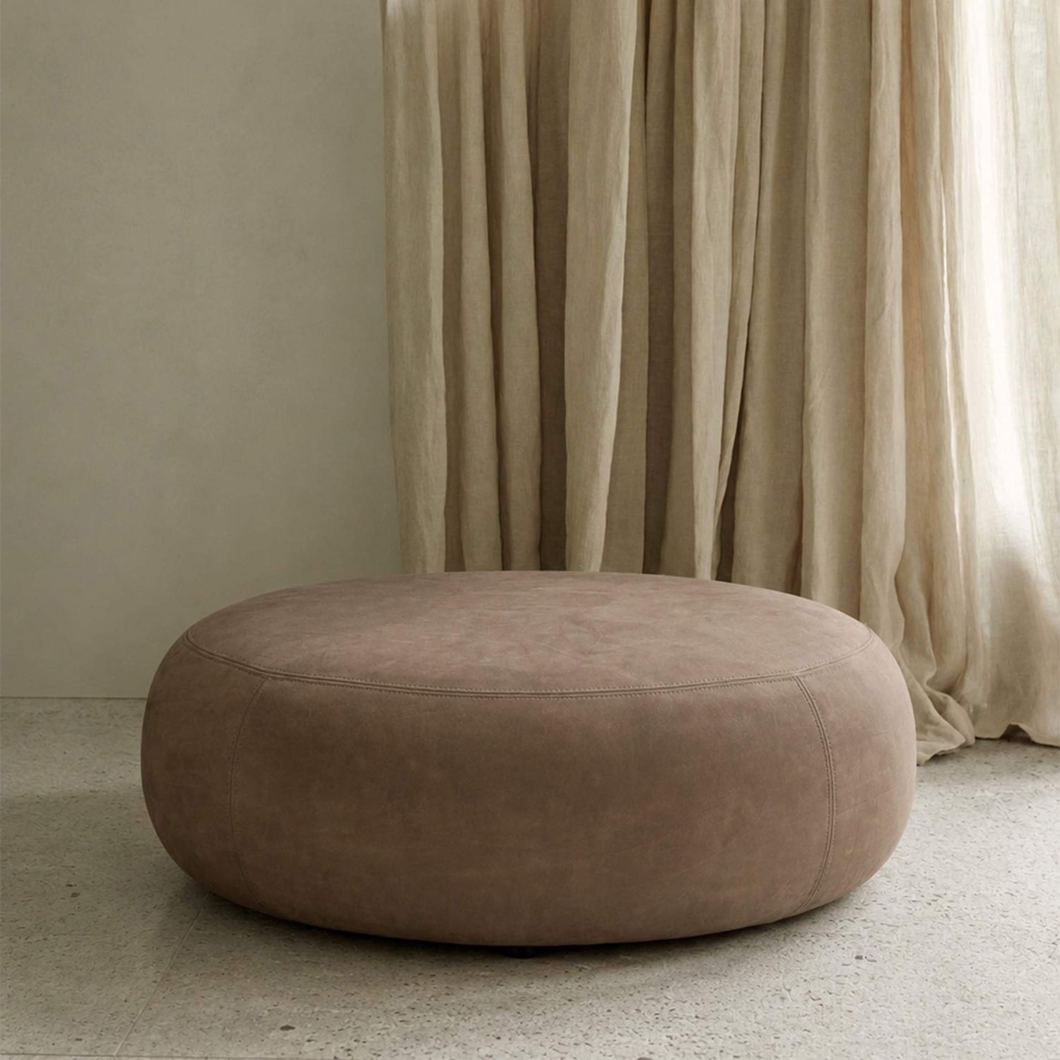 Ethnicraft - Orb Sitzhocker cinnamon