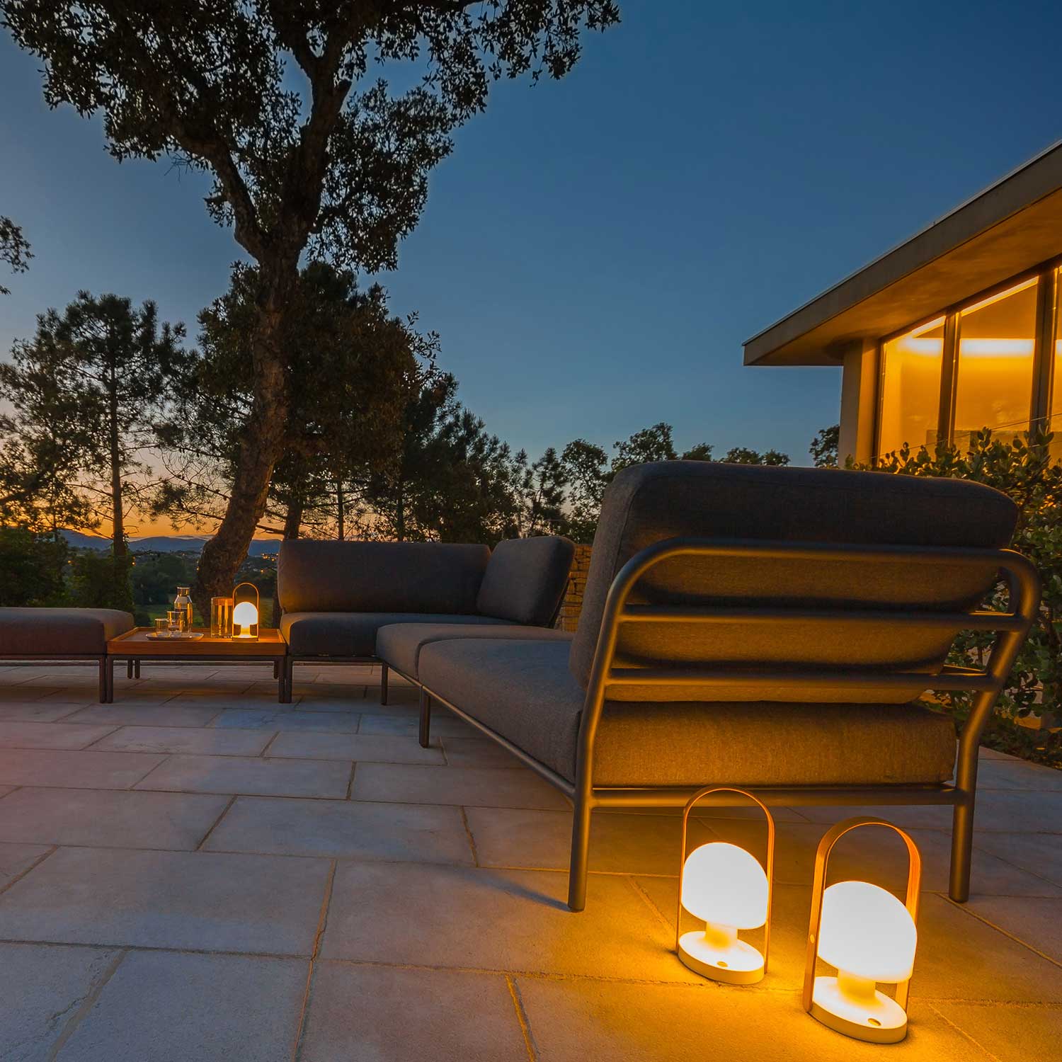 loungesofa dark grey level houe 93216