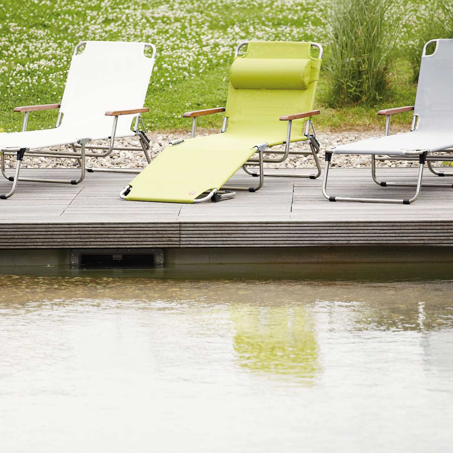 fiam dreibeinliege amigo armlehne 65672