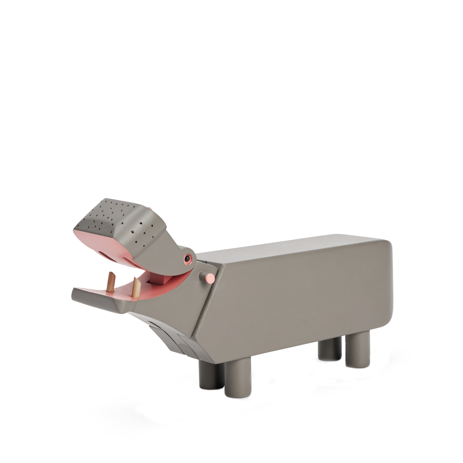 Kay Bojesen - Flusspferd H9 cm grau