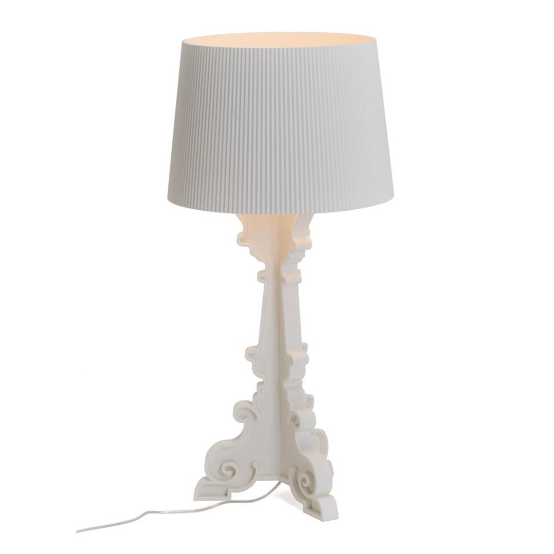 kartell bourgie tischleuchte matt weiss 69951