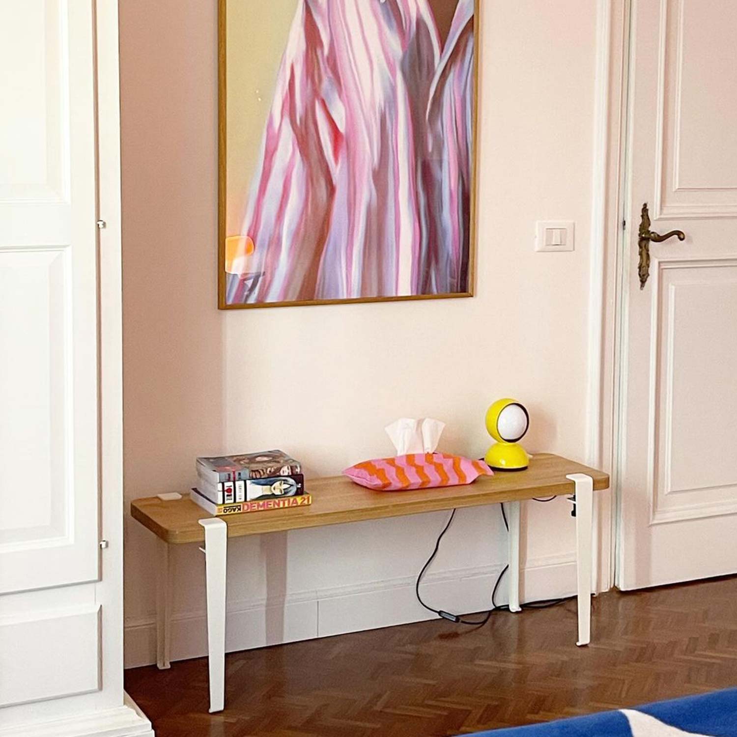 Tiptoe - Duke Sitzbank Eiche eukalyptusgrau