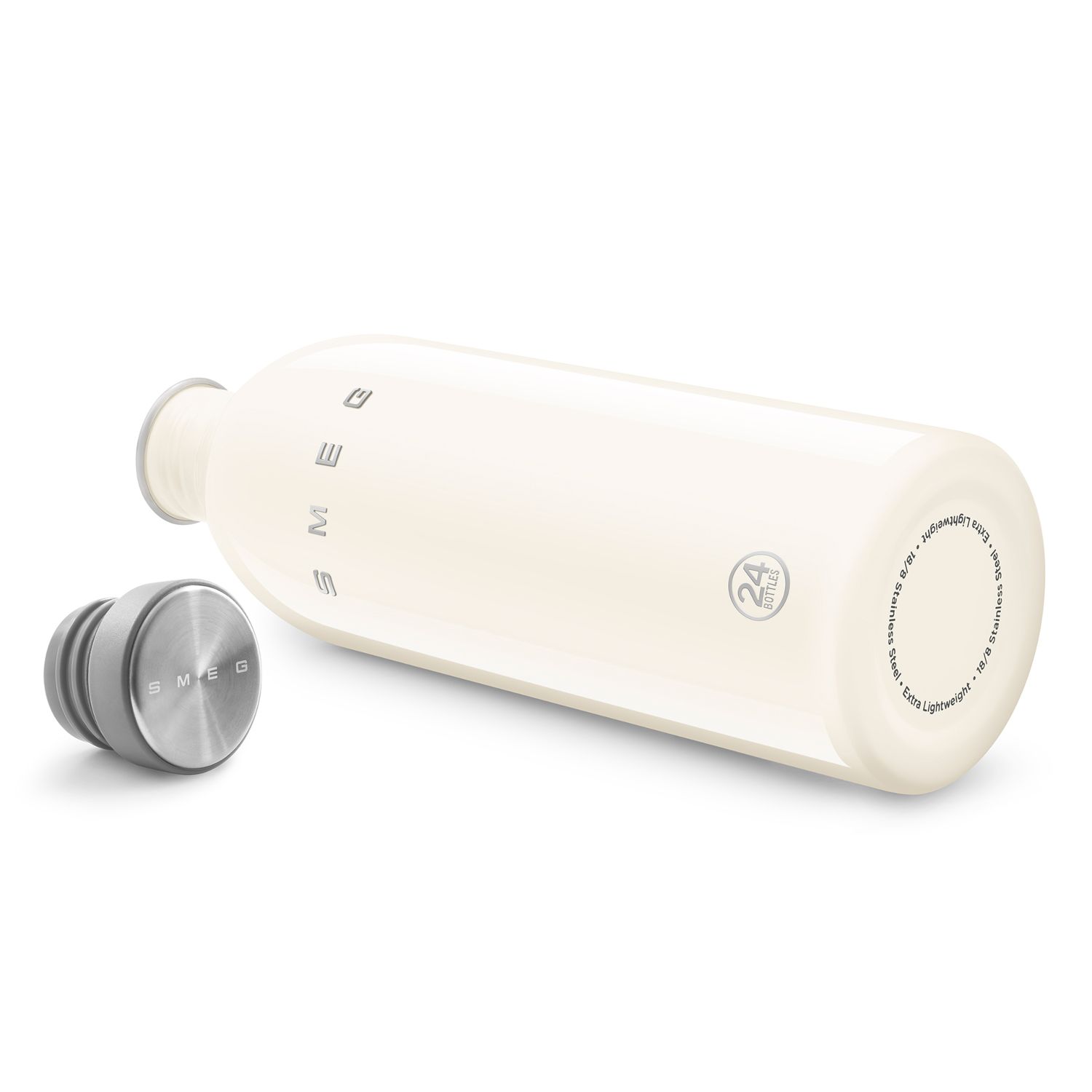 SMEG - Urban Bottle Edelstahlflasche creme