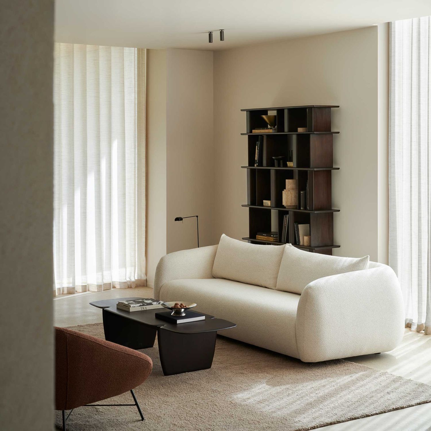 Ethnicraft - Figur Sofa 2-Sitzer chalk