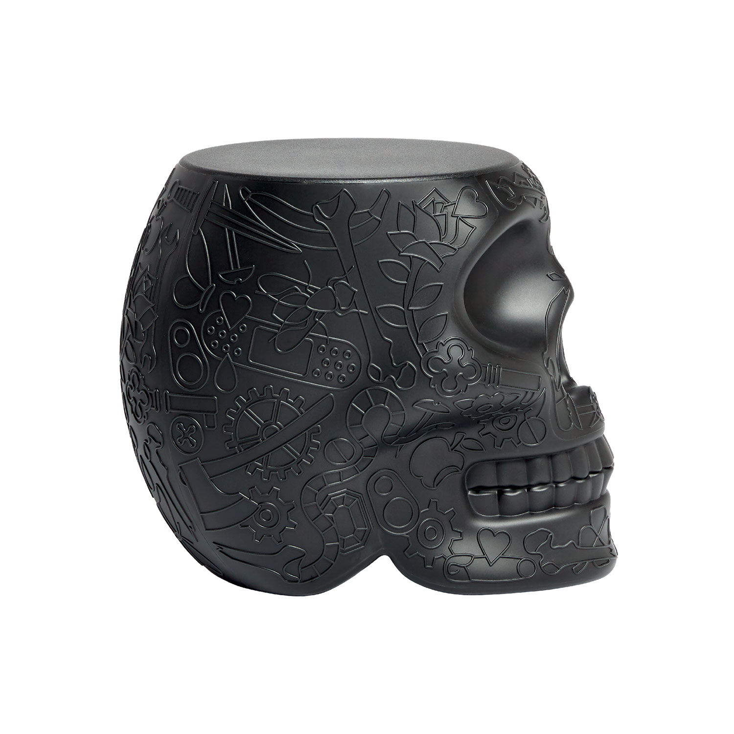 qeebo mexico stuhl beistelltisch schwarz seite 97500