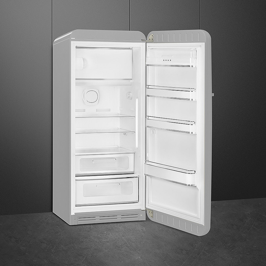 smeg kuehlschrank FAB28 polarsilber2 55055