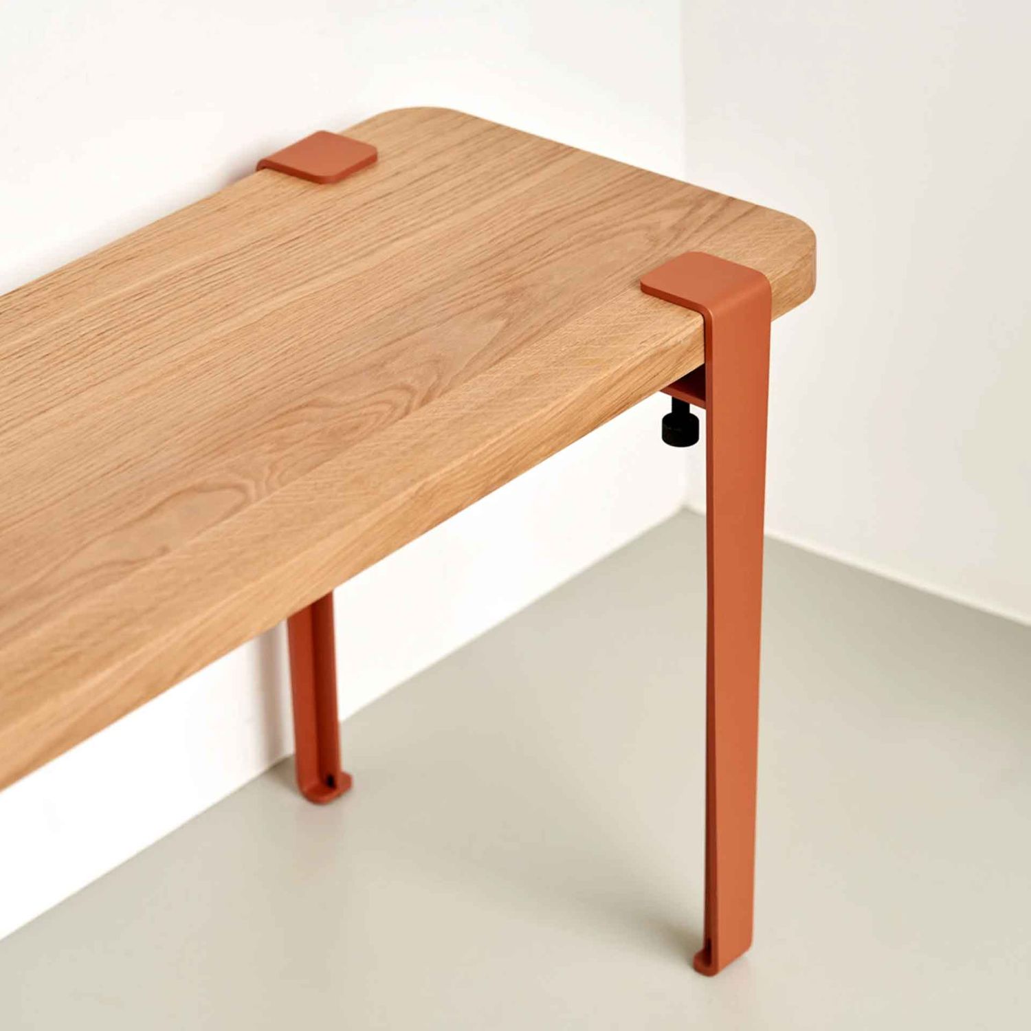 Tiptoe - Tischbein für Couchtisch 43 cm tangerinenrot