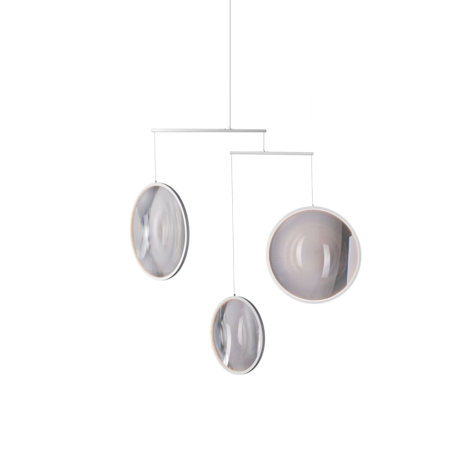 DCW - Focus Pendelleuchte X3 weiß