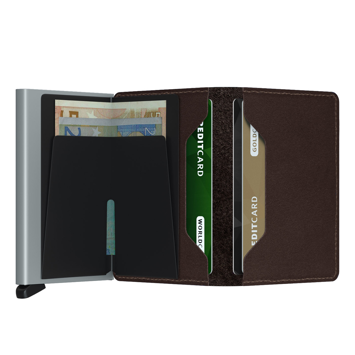 secreid slimwallet original dark brown offen 78910