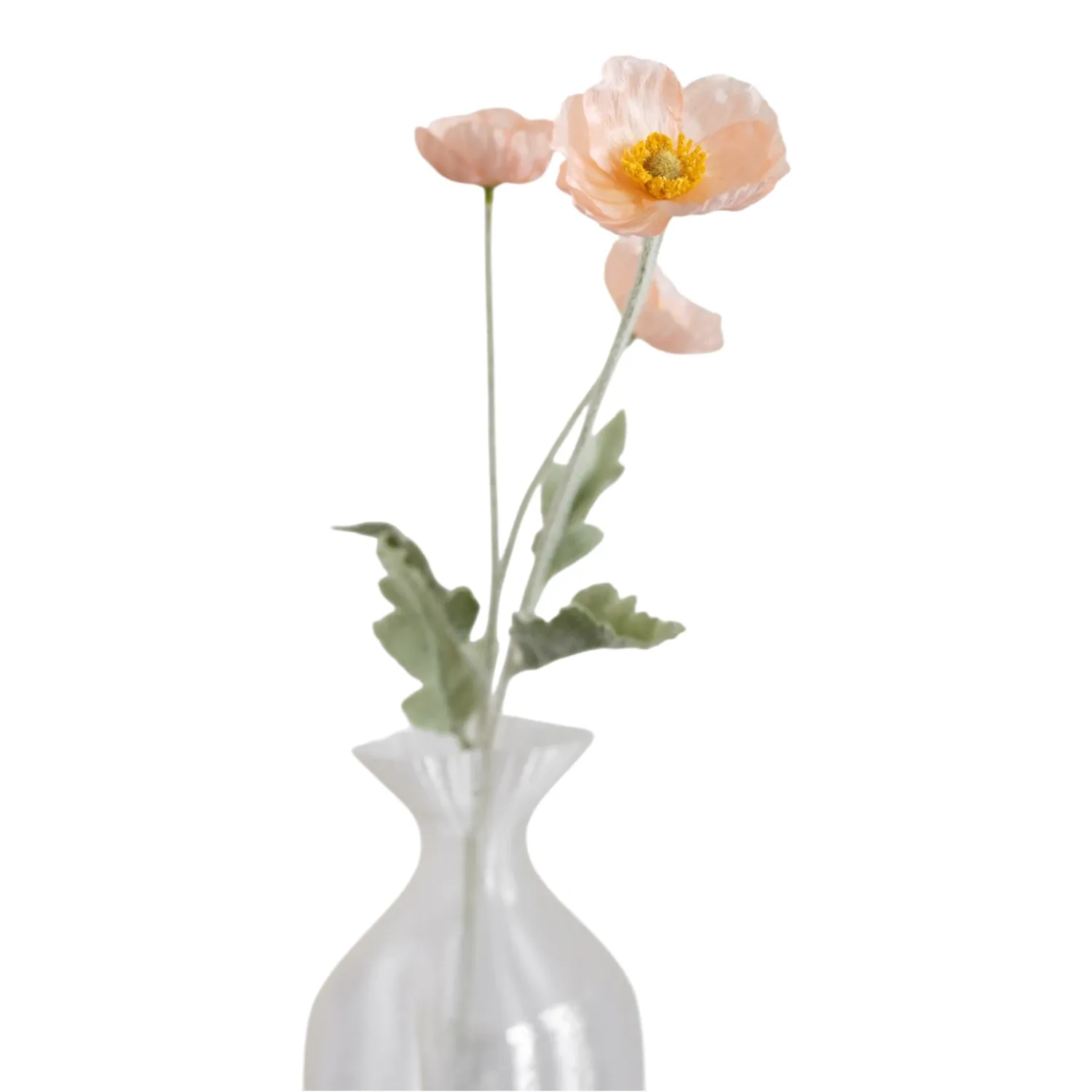 BLOOM OBJECTS - Mohn Kunstblume peach