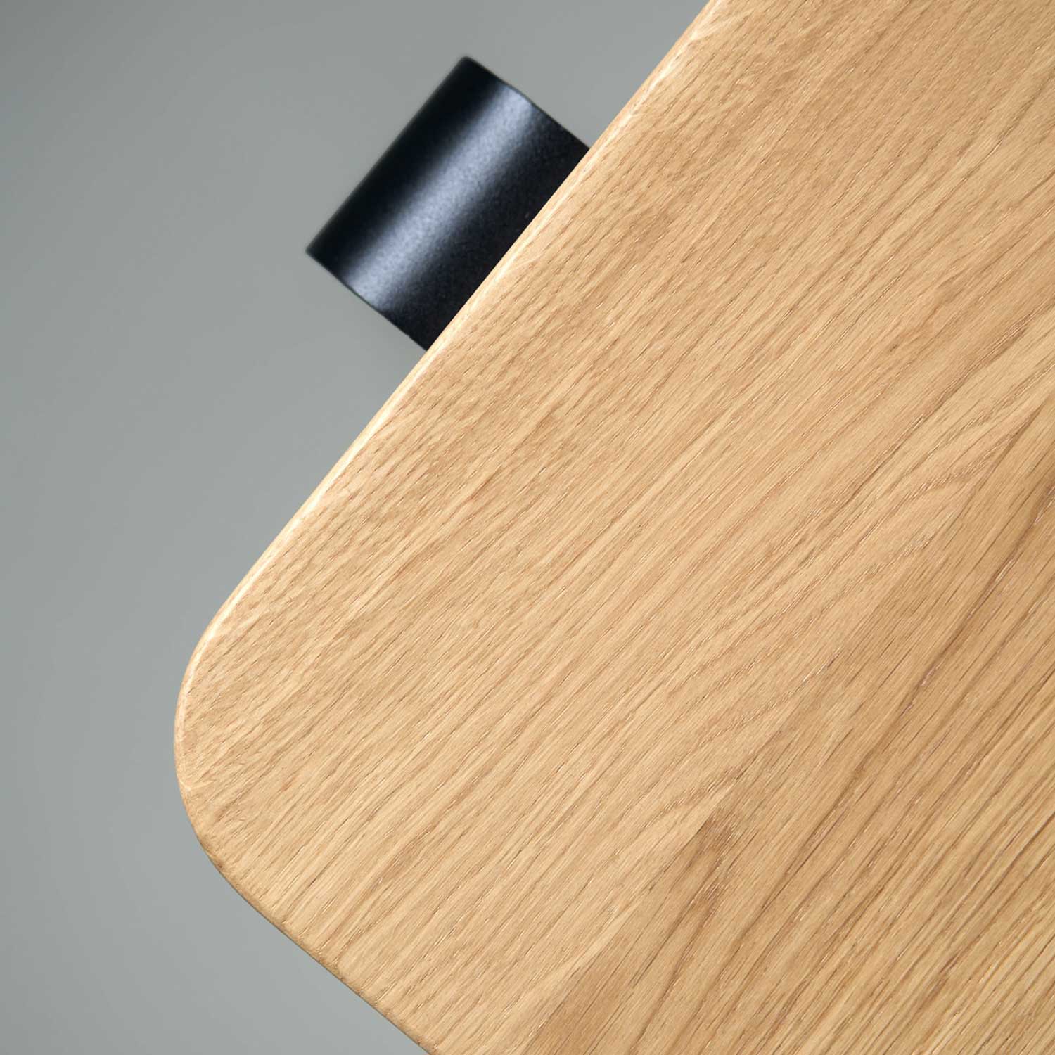 Tiptoe - Lou Sitzbank 90x30 cm graphitschwarz/Eiche