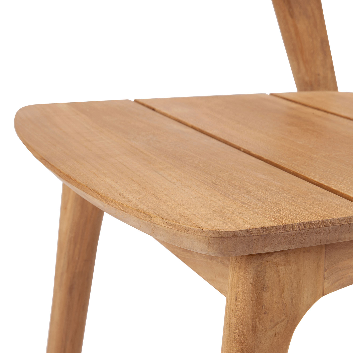 ethnicraft bok stuhl fuer draussen freisteller sitzflaeche close up 90901