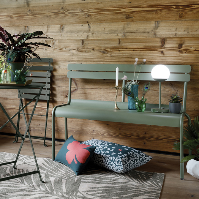 luxembourg bank im gartenhaus fermob 52806