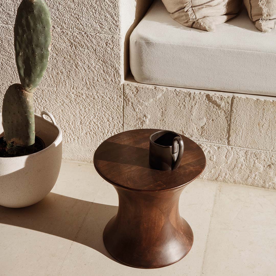 ferm living spin hocker braun 81487