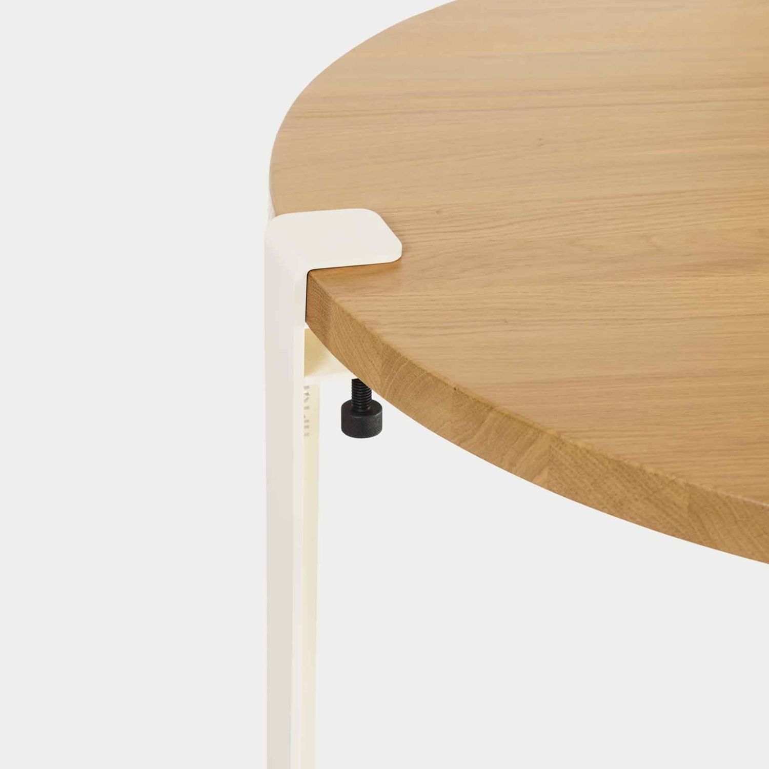 Tiptoe - Tischbein für Couchtisch 43 cm weiß-creme