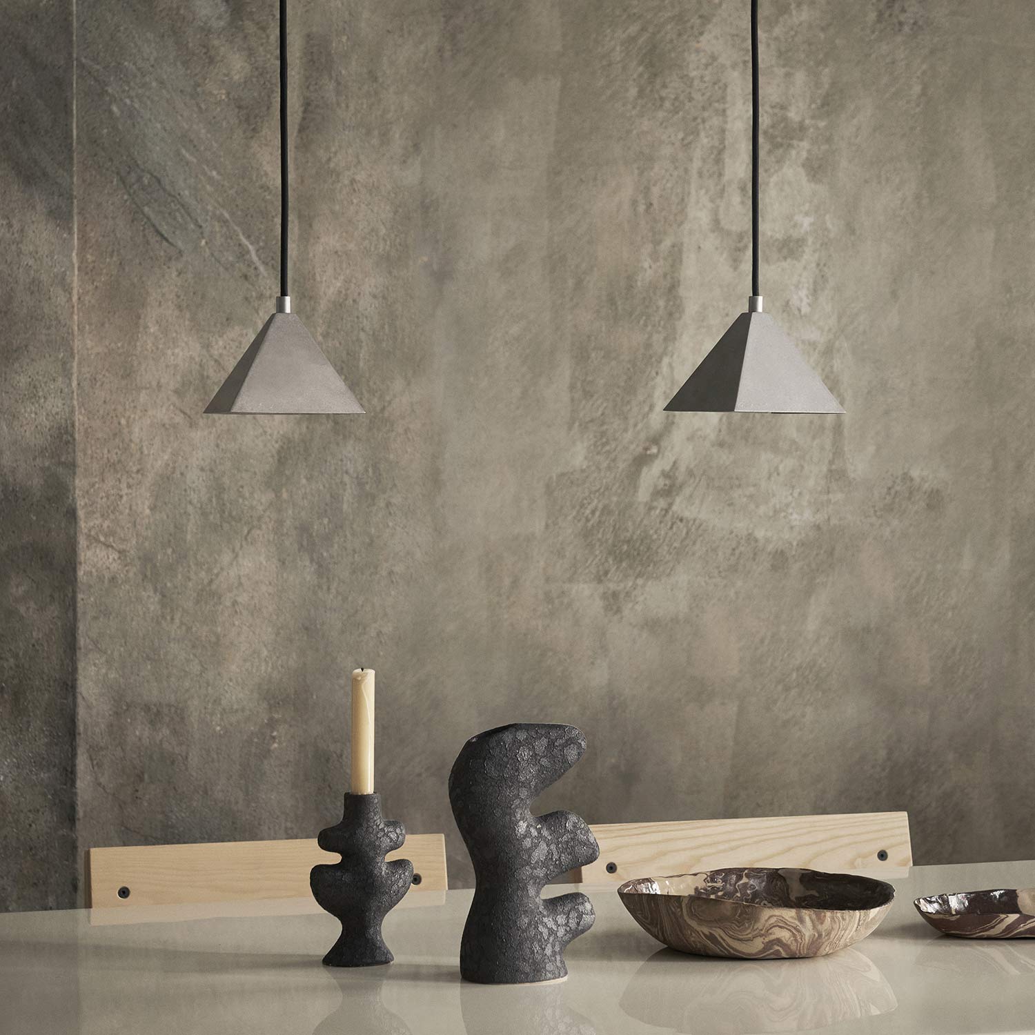 ferm living yara vase rustic iron small tisch 96433