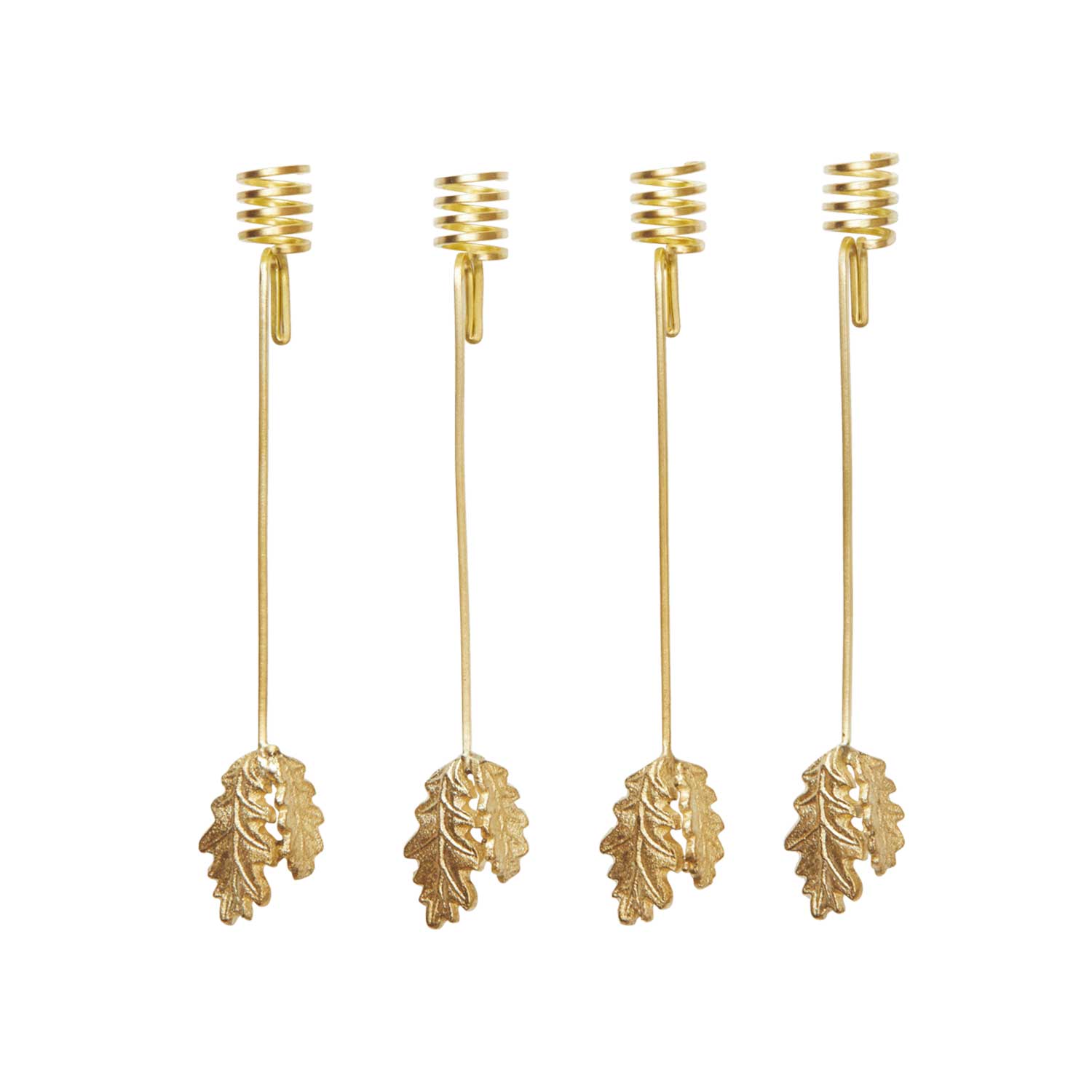 Ferm Living - Oak Leaf Kerzenhalter 4er-Set