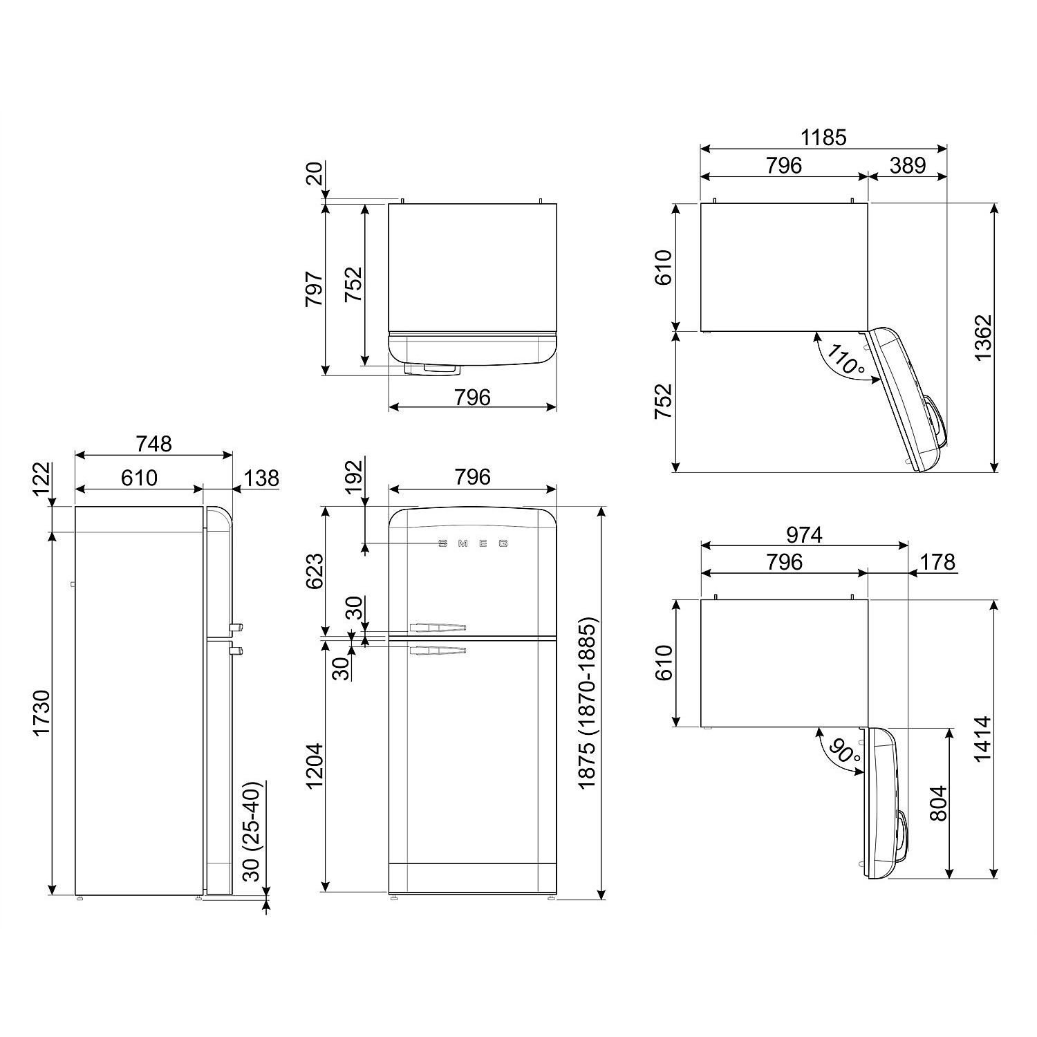 smeg fab50 technischezeichnung 55507