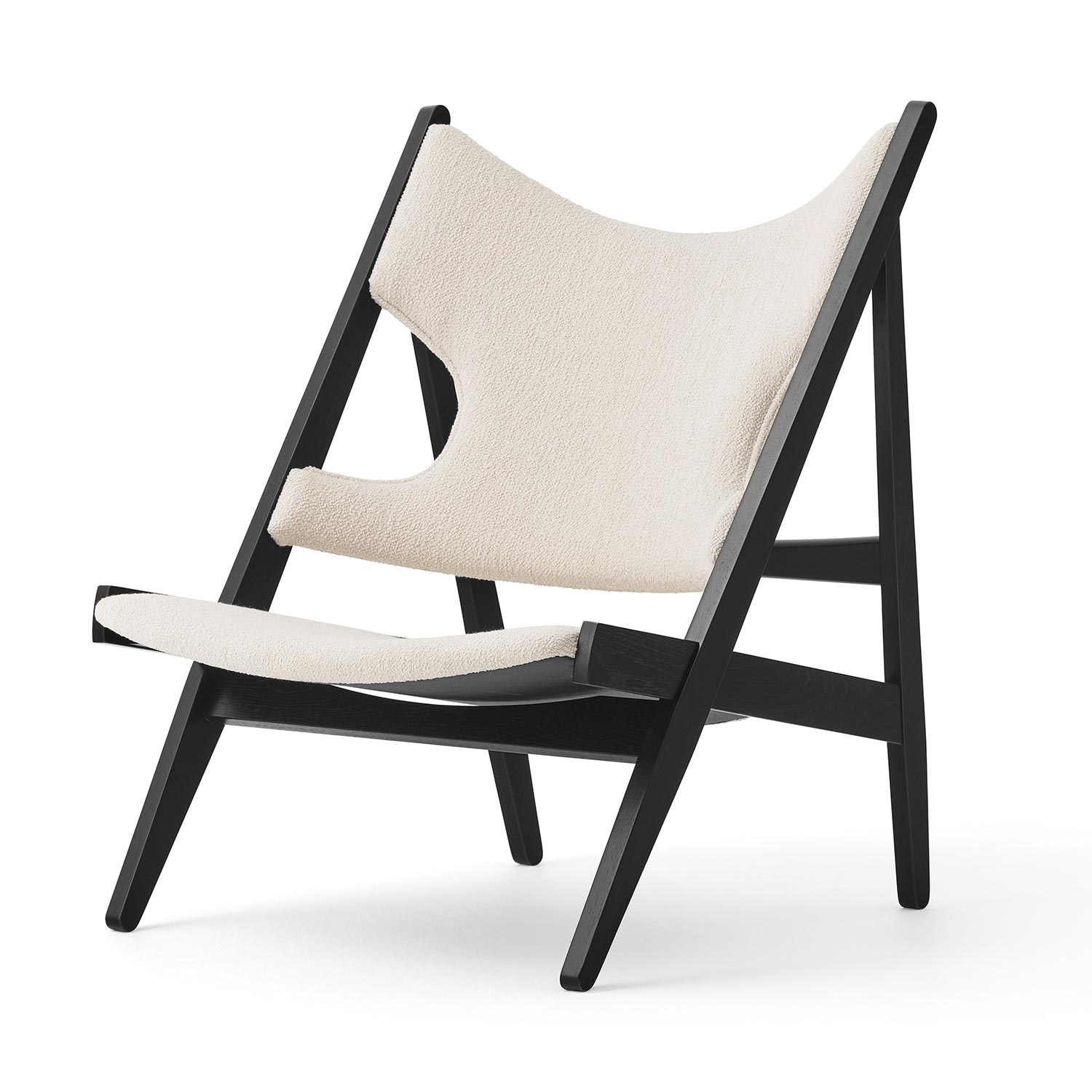 Audo - Knitting Lounge Chair Black Oak