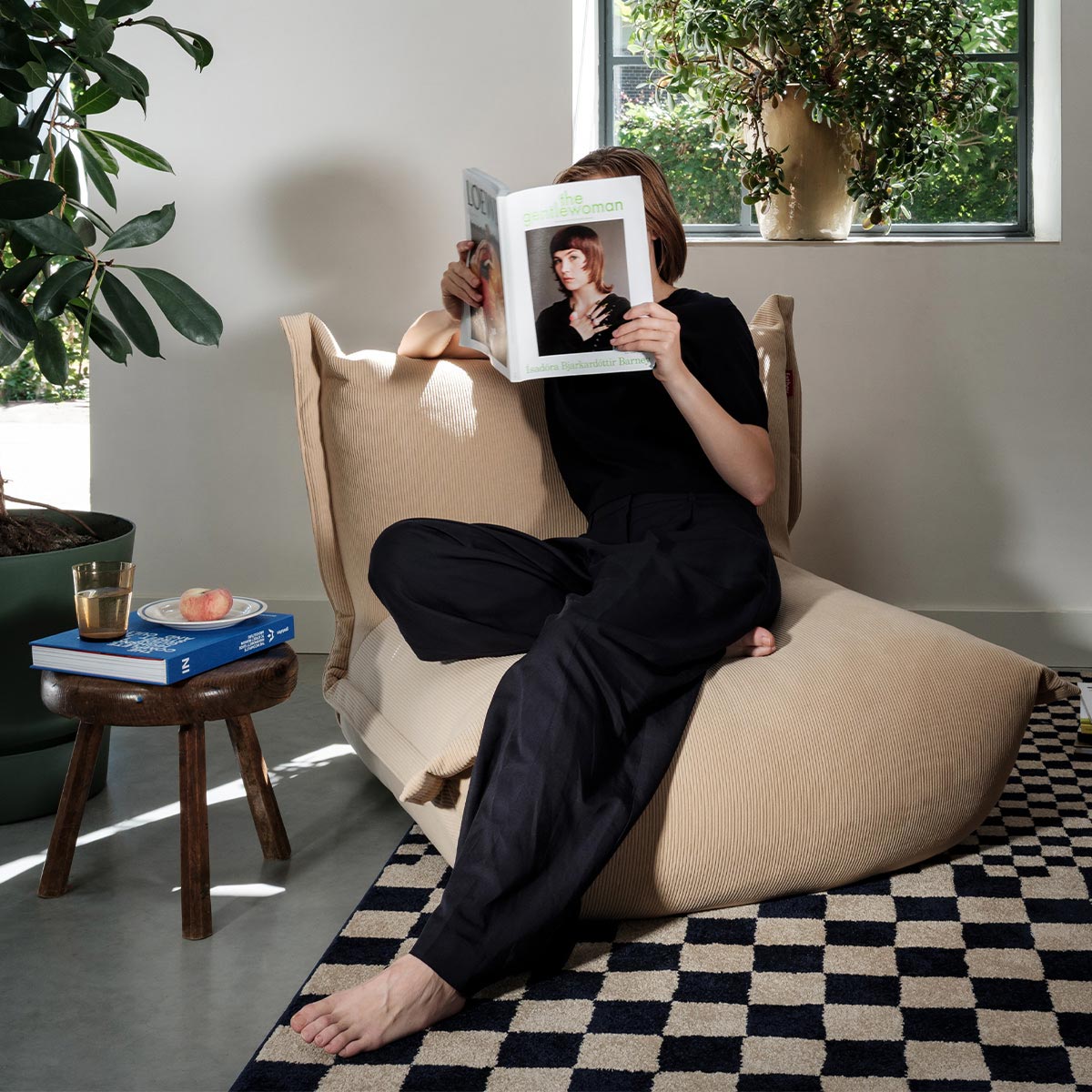 Fatboy - The BonBaron Slim Cord Recycled Sessel beige