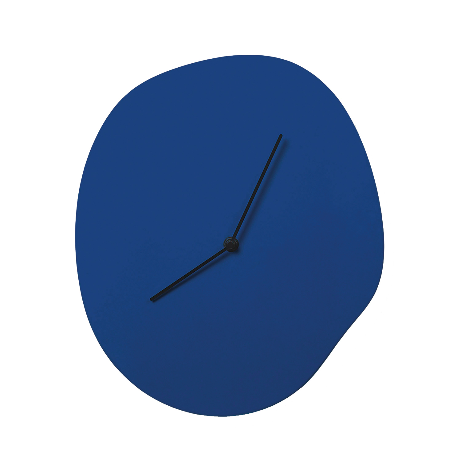 ferm living melt wanduhr blau 90906