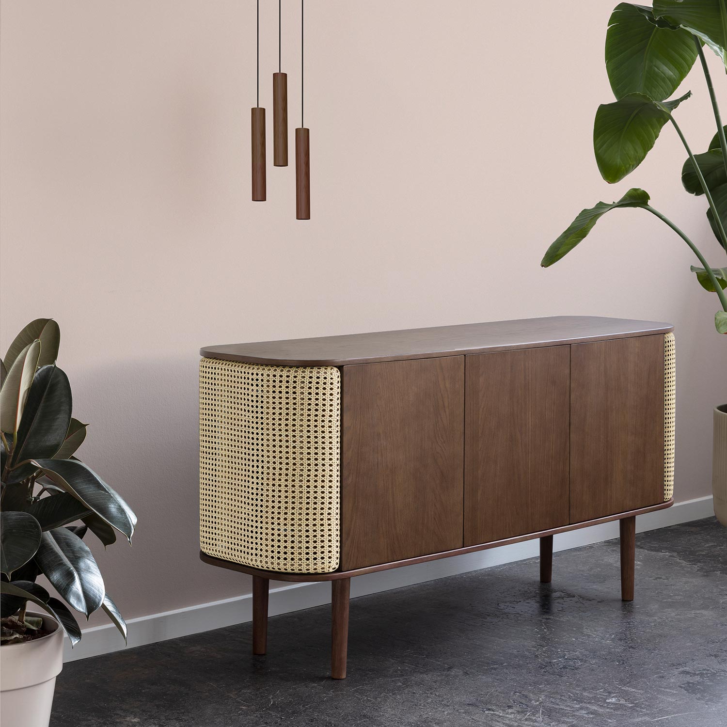 treasures 3 eiche dunkel venetian cane umage 58509