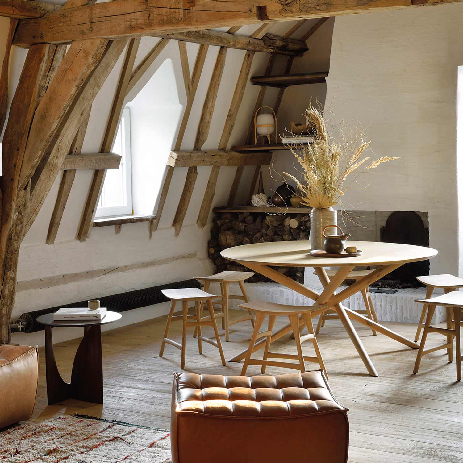 ethnicraft mikado tisch ambiente wohnzimmer 83919