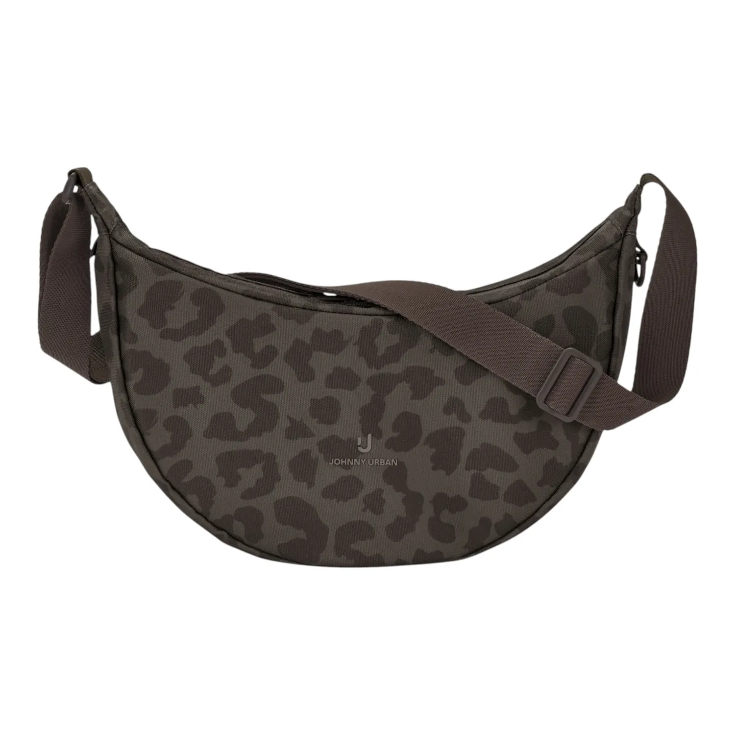 Johnny Urban - Ally Medium Half Moon Bag brown leo