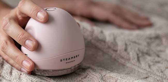 Steamery Pilo Fabric Shaver Pink