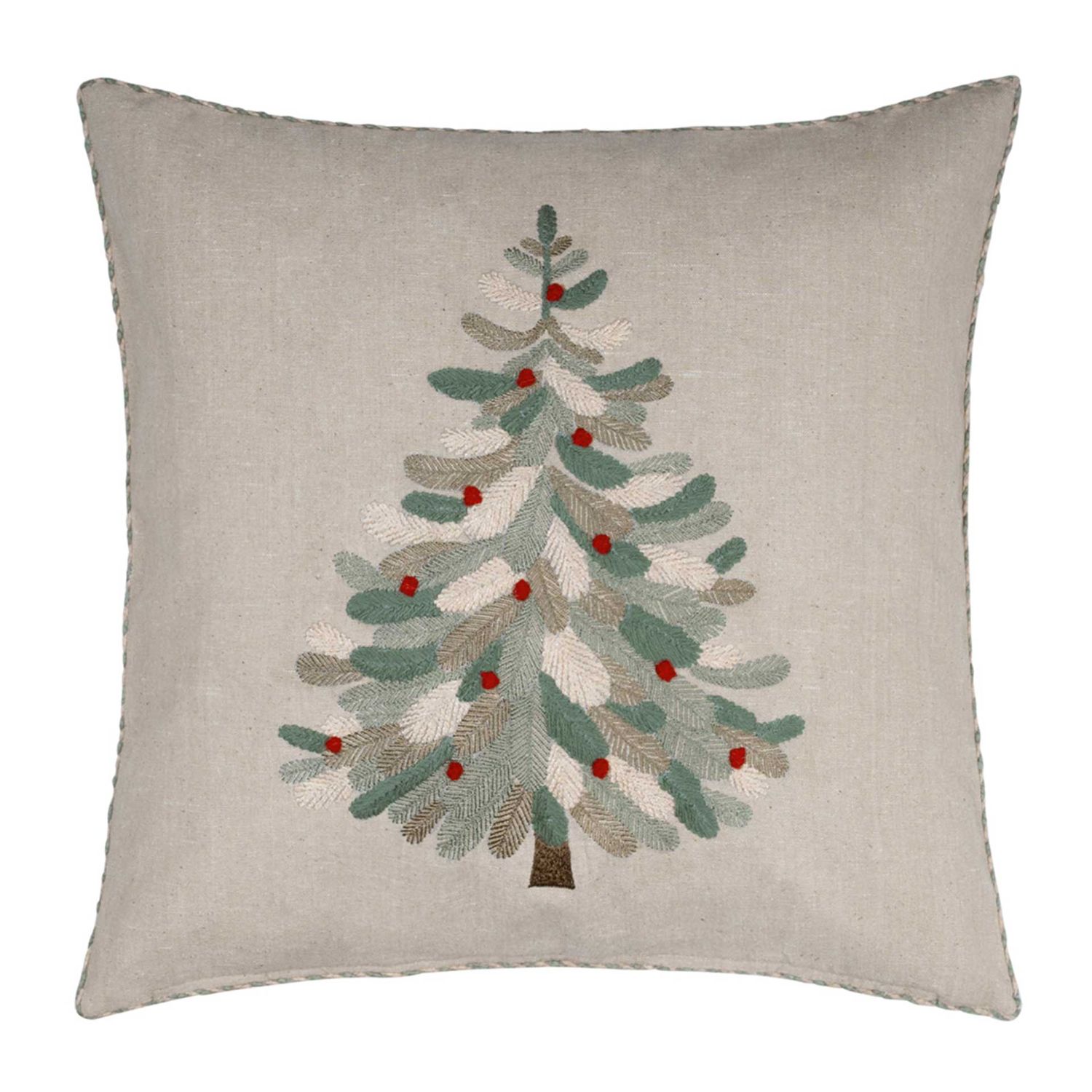 Proflax - Christmas Tree Kissenhülle 45 x 45 cm natural