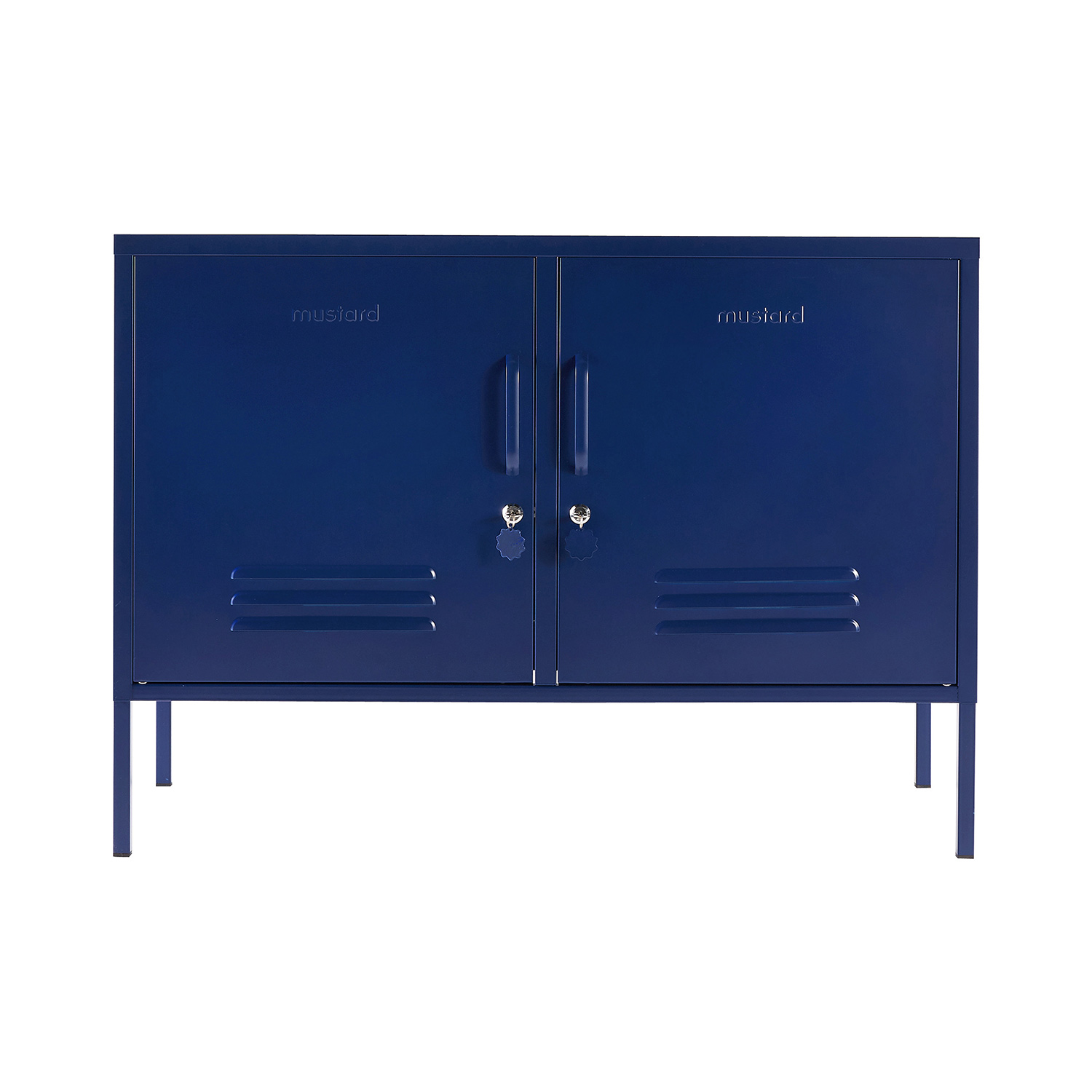 mustard made the lowdown sideboard navy 97013
