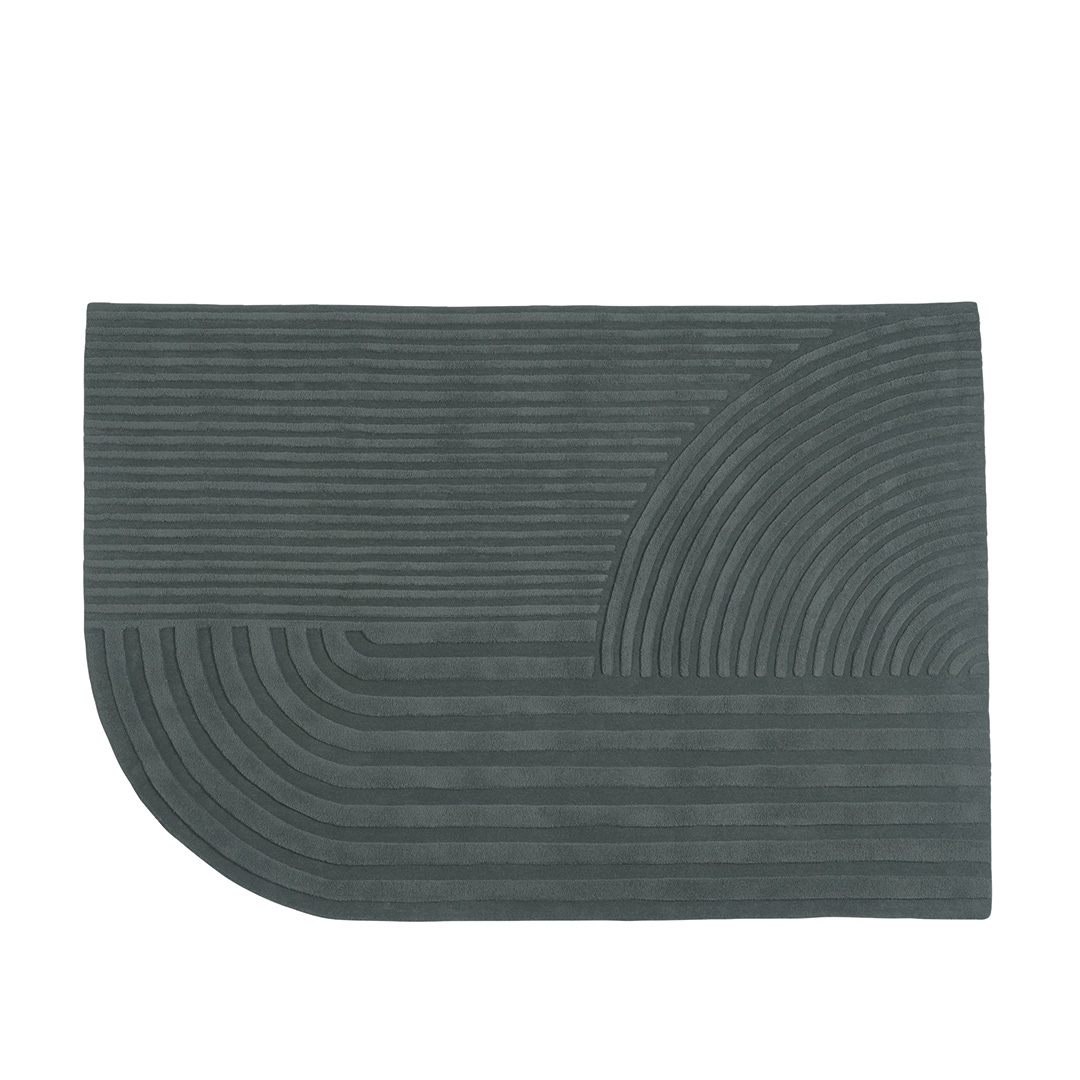 muuto relevo teppich dunkelgruen freisteller klein 84732