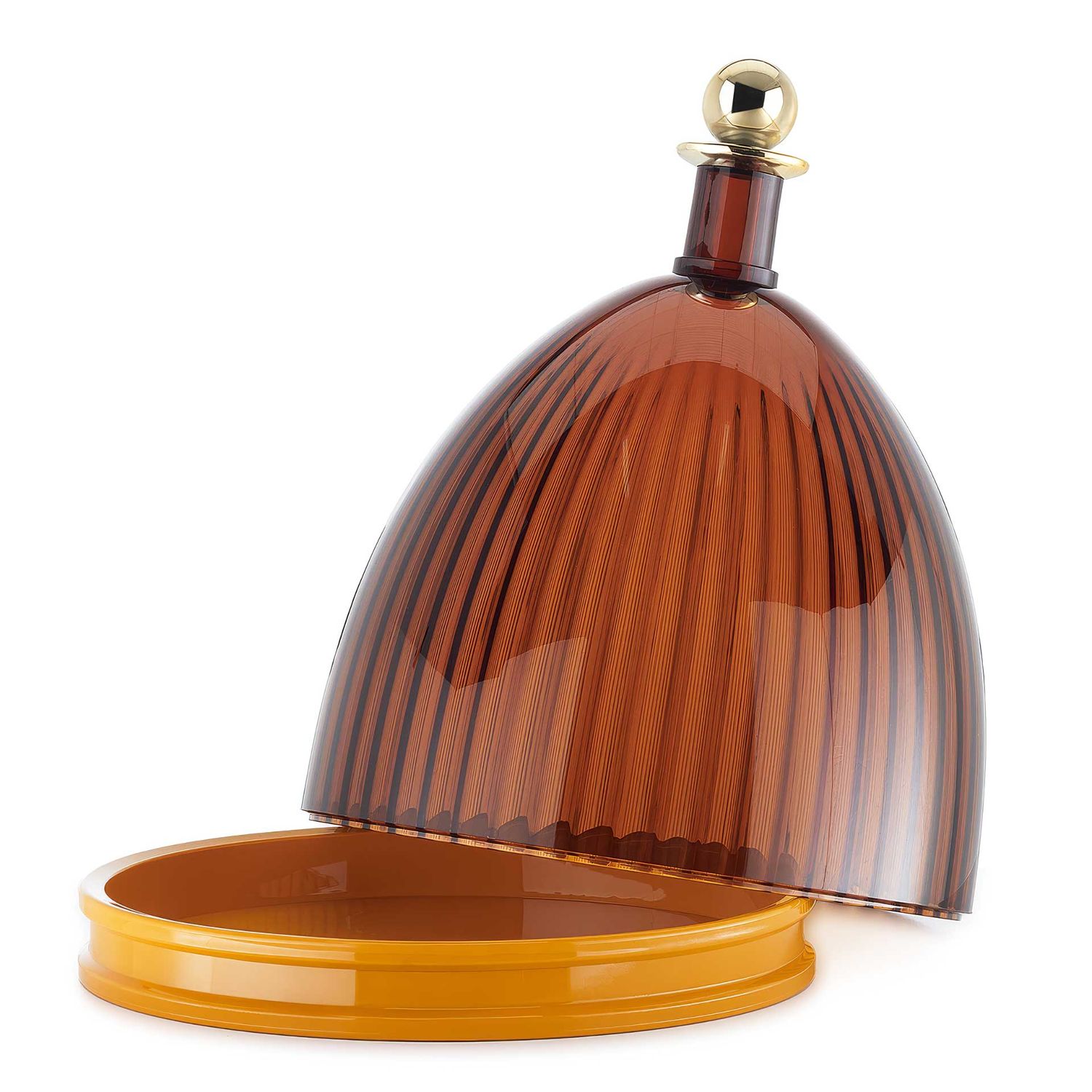 Kartell - La Coupole Servierglocke weiß / transparent