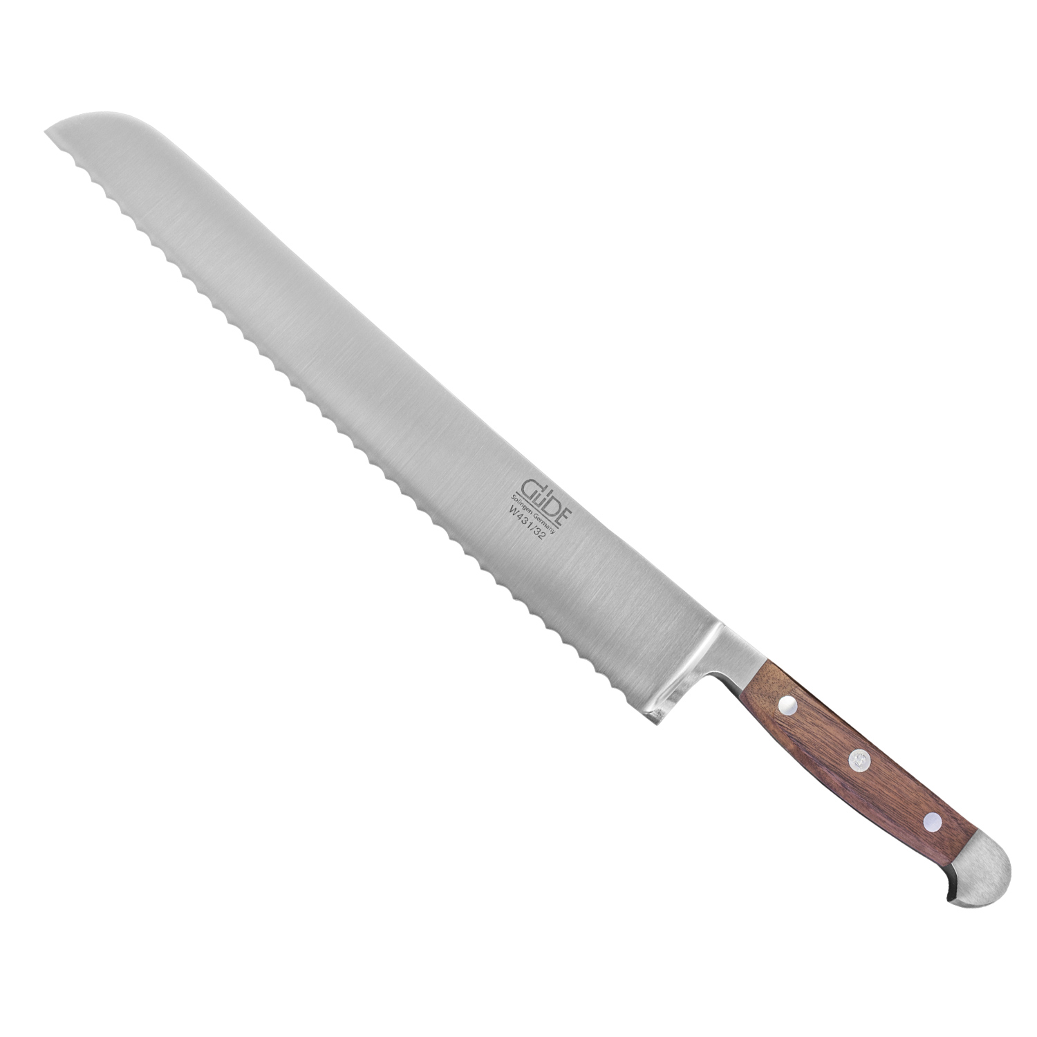 Güde - Brotmesser 32 cm Serie Alpha-Walnuss