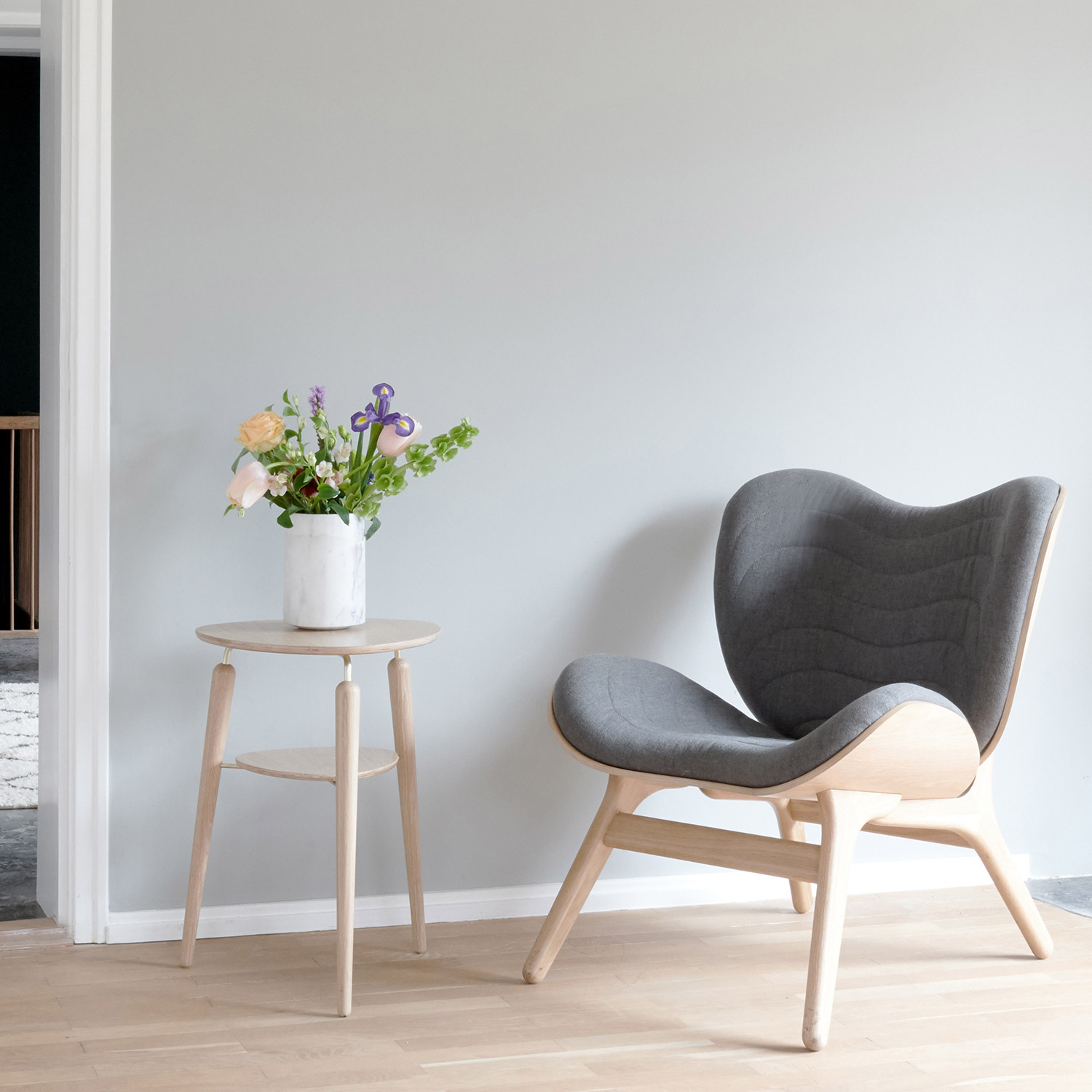 my spot beistelltisch eiche hell umage mit sessel 59312