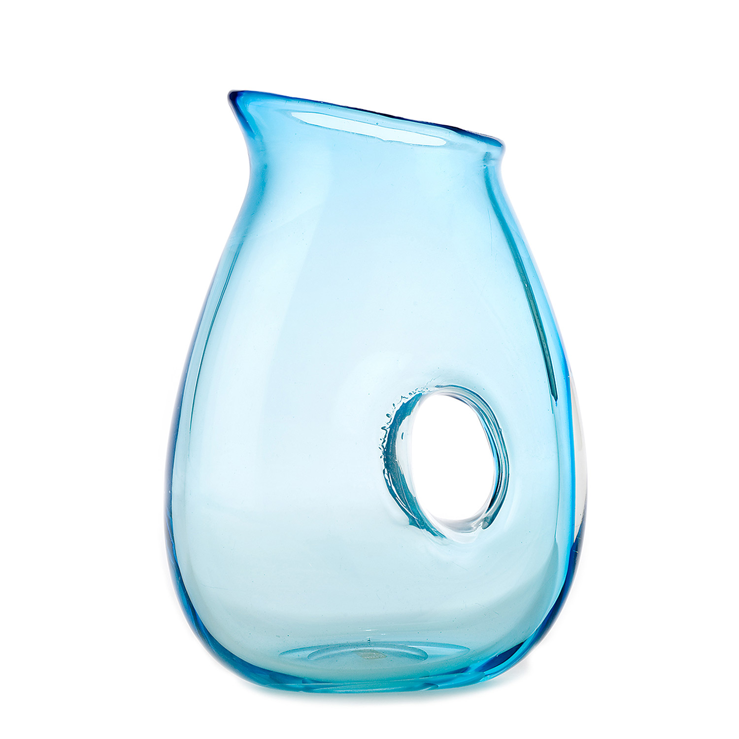jug with hole hellblau 99032