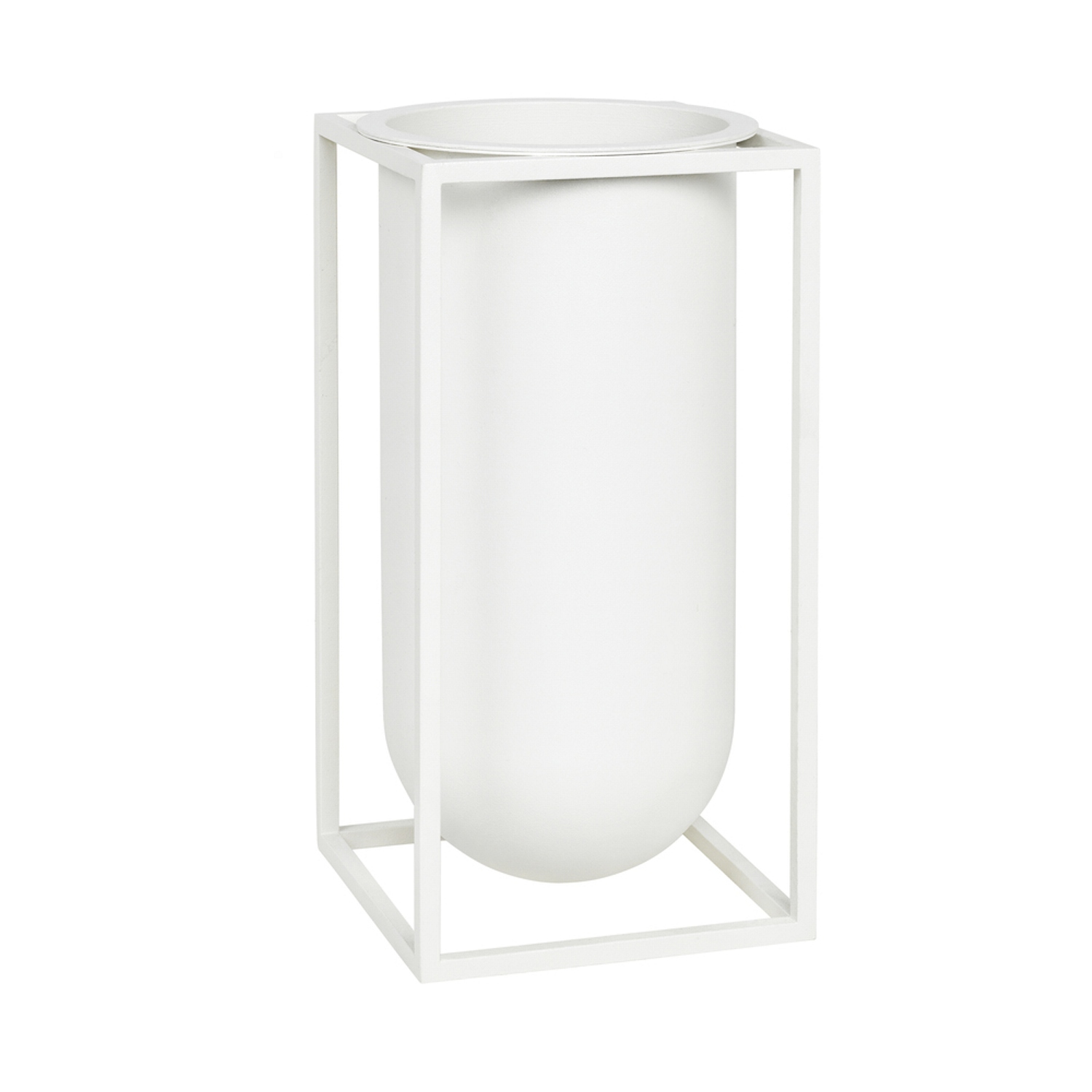 by Lassen 22011 Kubus Vase Lolo weiss