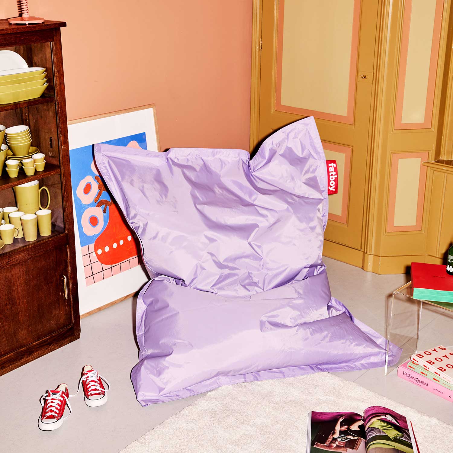 fatboy lilac sitzsack 89056