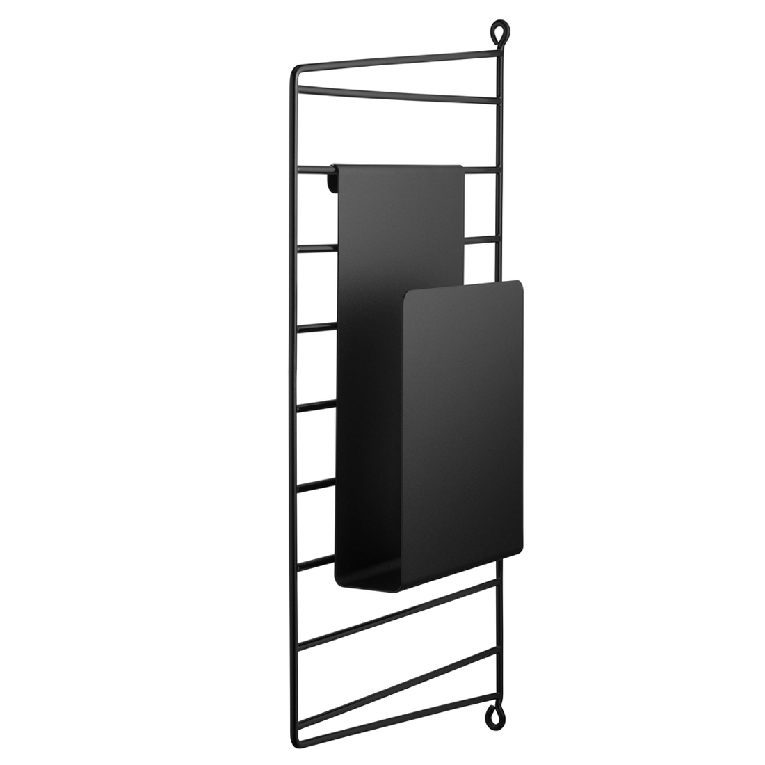string magazineholder black 57095