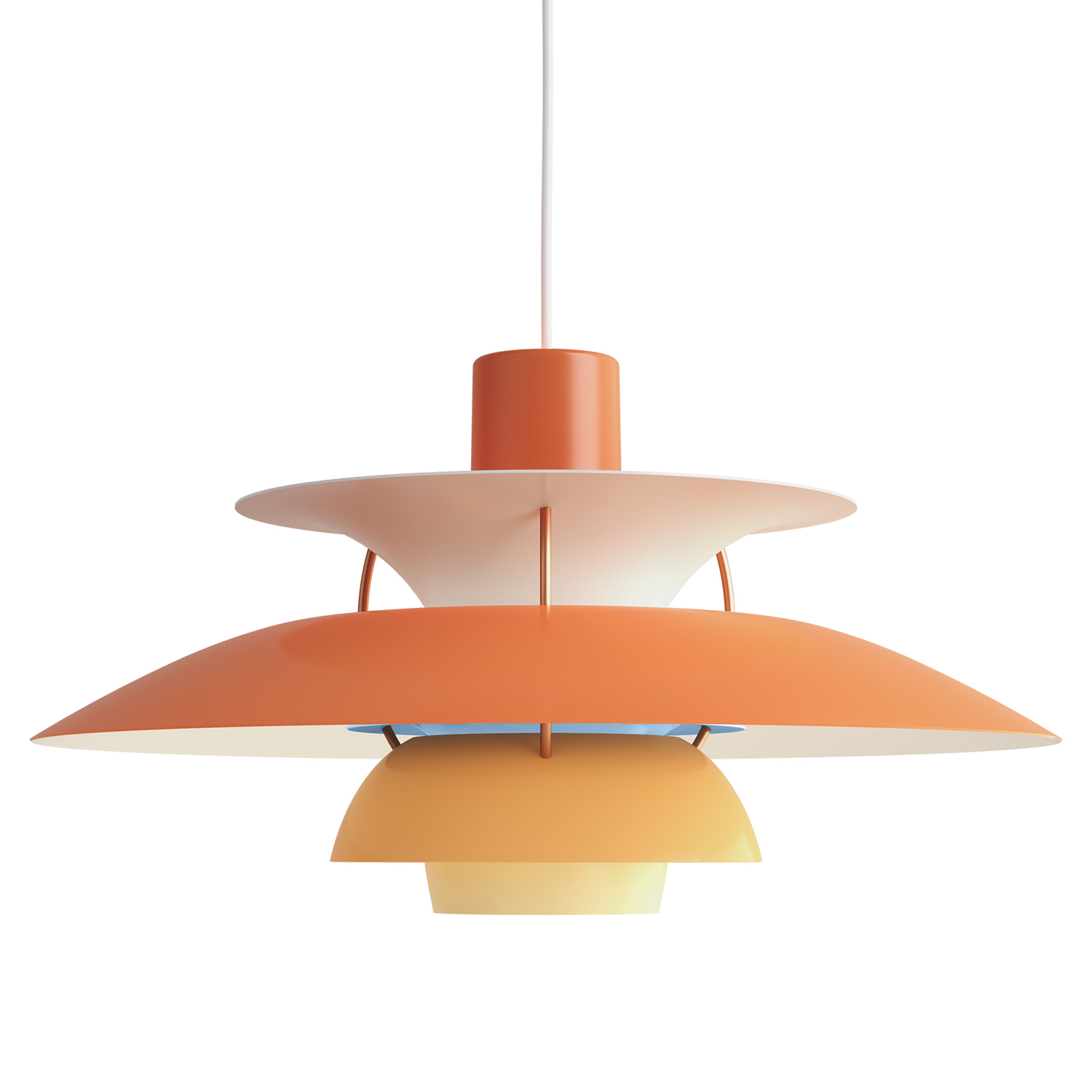 Lous Poulsen  PH 5 Pendelleuchte Hues of orange 106253