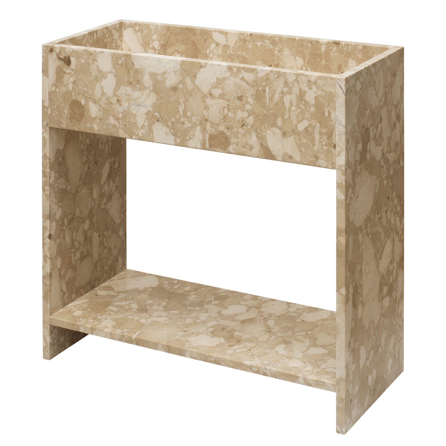 Ferm Living - Plant Box Stein mit Ablage sand